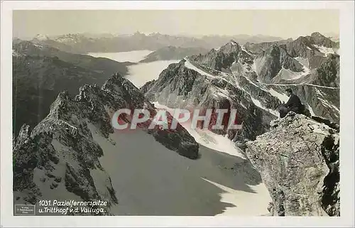 Moderne Karte Pazielfernerspitze u Trittkopf v d Valluga