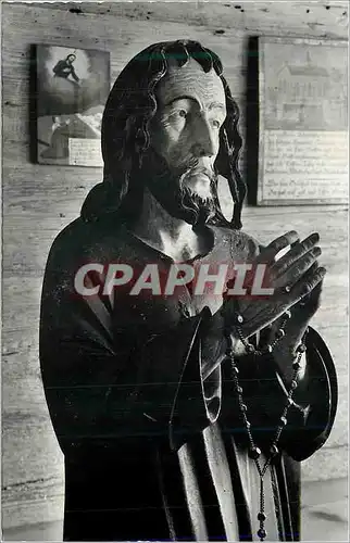 Cartes postales moderne Lindenholz Bruder klaus Statue Im Geburtshaus