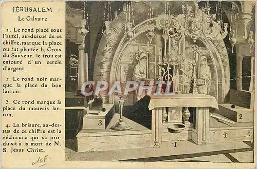 Cartes postales moderne Jerusalem Le Calvaire