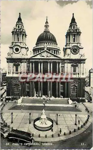 Moderne Karte St Paul's Cathedral London