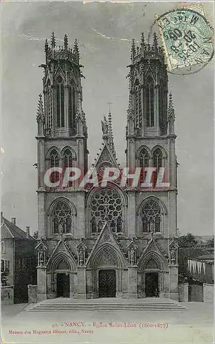 Cartes postales moderne Nancy Eglise Saint Leon (1860 1877)