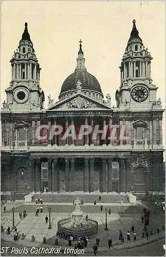 Moderne Karte St Paul's Cathedral London