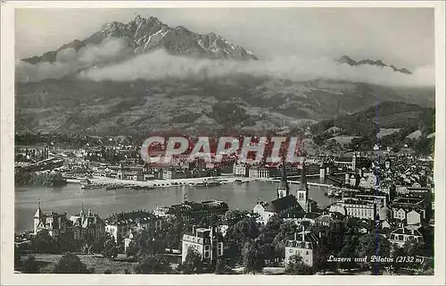 Moderne Karte Luzern und Pilatus (2132 m)