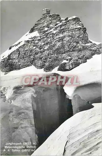 Cartes postales moderne Jungfraujoch (3457 m) Meteorologische Station a d Sphinx (3572 m)