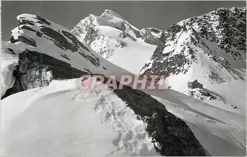 Cartes postales moderne Saas Britanniahutte SAC 3029 m Allalinhorn