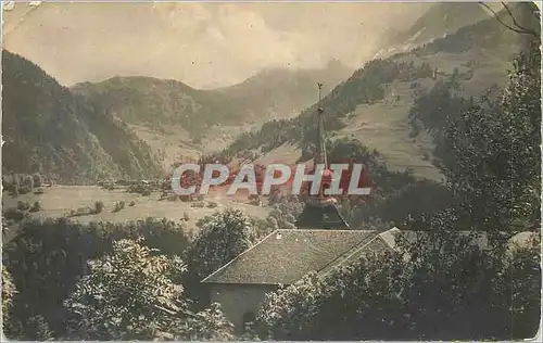 Cartes postales moderne St Nicolas de Veroce Vue Generale Le Chapel et la Vallee de Blonnassay