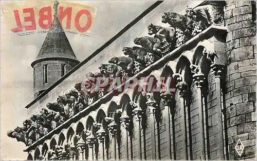 Cartes postales moderne Dijon (Cote d'Or) Les Gargouilles sur la Facade de l'Eglise Notre Dame