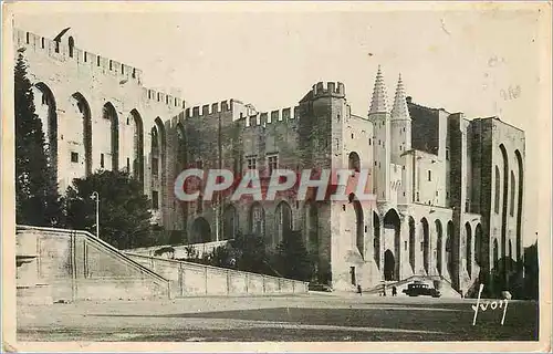 Moderne Karte Avignon (Vaucluse) Le Palais des Papes