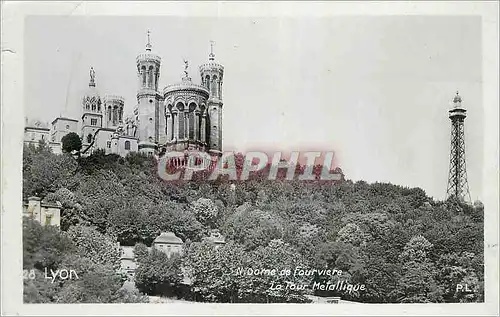 Cartes postales moderne Lyon N Dame de Fourviere La Tour Metallique