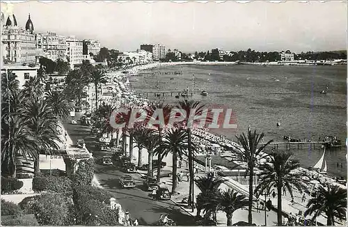 Moderne Karte Cannes La Cote d'Azur La Croisette