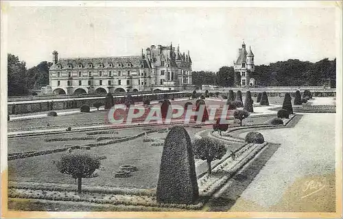 Cartes postales moderne Chenonceaux (I et L) Le Parc et le Chateau