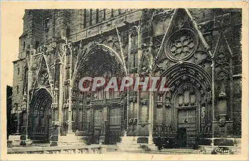 Moderne Karte Vienne (Isere) Cathedrale Saint Maurice Les Trois Portails