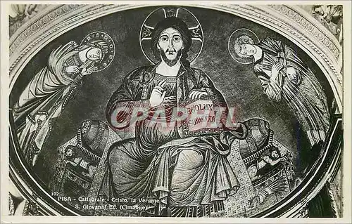 Cartes postales moderne Pisa Cathedrale Cristo La Vergine e S Giovanni
