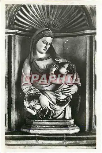 Moderne Karte Chiesa S Maria della Spina La Vergine Col Figlio (Sec XIV Nino Pisano)