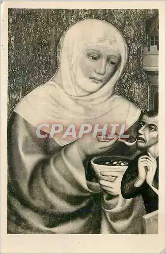 Cartes postales moderne Galerie Nationale de Prague Le Maitre Theodorik Sainte Elisabeth (entre 1357 1367)