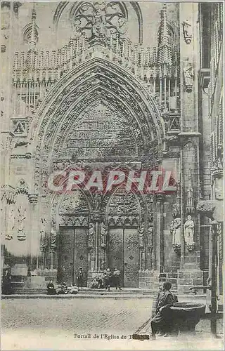 Cartes postales Portail de l'Eglise de Thann