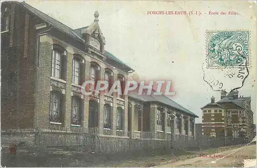 Ansichtskarte AK Forges les Eaux (S I) Ecole des Filles