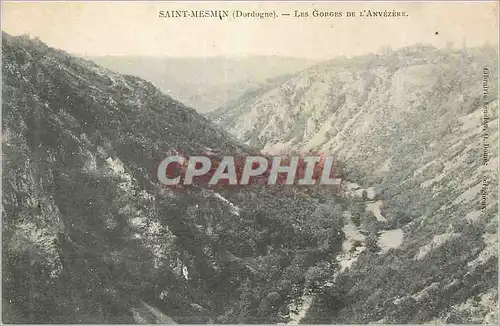 Cartes postales Saint Mesmin (Dordogne) Les Gorges de l'Anvezere