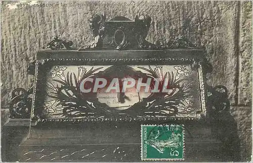 Cartes postales Josselin Les Reliques de Notre Dame