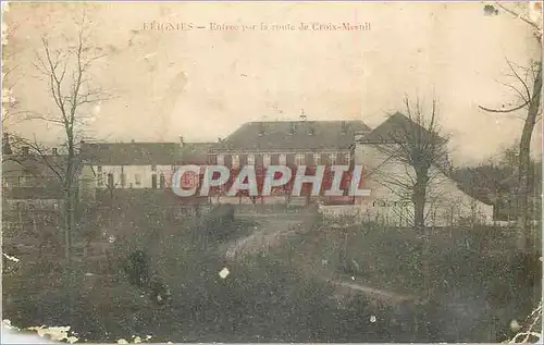 Cartes postales Entree par la Route de Croix Mesnil Feignies