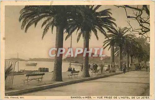 Cartes postales Bandol sur Mer Vue prise de l'Hotel de la Jetee