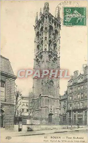 Ansichtskarte AK Rouen Tour St Andre Style Ogival du XVIe Siecle 1542 1546