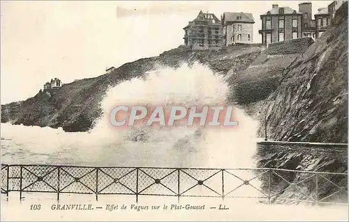 Cartes postales Granville Effet de Vagues sur le Plat Gousset