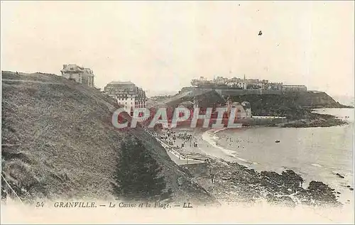 Cartes postales Granville Le Casino et la Plage