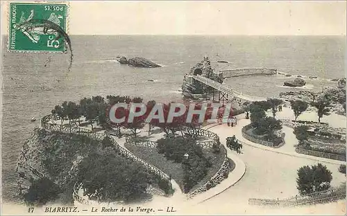 Cartes postales Biarritz Le Rocher de la Vierge