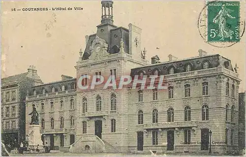 Cartes postales Coutances L'Hotel de Ville