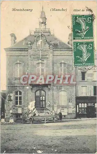 Cartes postales Montebourg (Manche) Hotel de Ville