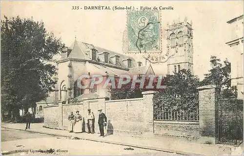 Cartes postales Darnetal (Seine Inf) Eglise de Carville