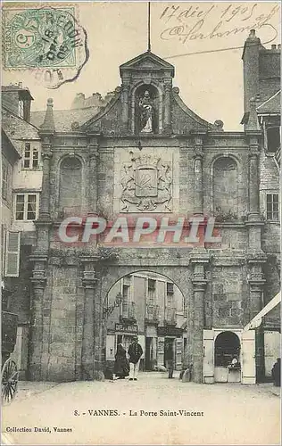 Ansichtskarte AK Vannes La Porte Saint Vincent