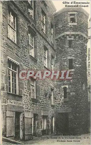 Ansichtskarte AK Saint Malo Cote d'Emeraude La Maison de la Duchesse Anne