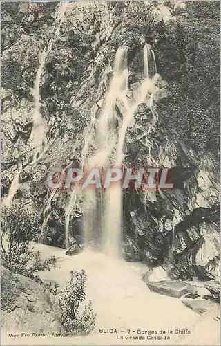 Cartes postales Blida Gorges de la Chiffa La Grande Cascade