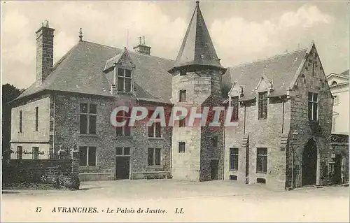 Ansichtskarte AK Avranches Le Palais de Justice