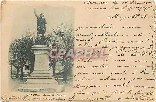 Cartes postales Nantua Statue de Baudin