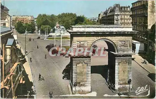 Moderne Karte Dijon La Porte Guillaume et la Place Darcy