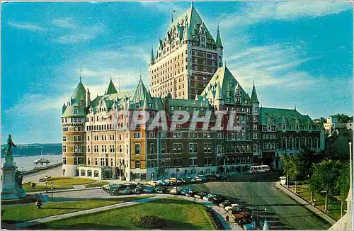 Moderne Karte Chateau Frontenac Quebec Canada