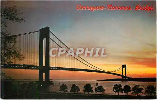 Cartes postales moderne Verrazano Narrows Bridge of Staten Island at the Entrance to New York