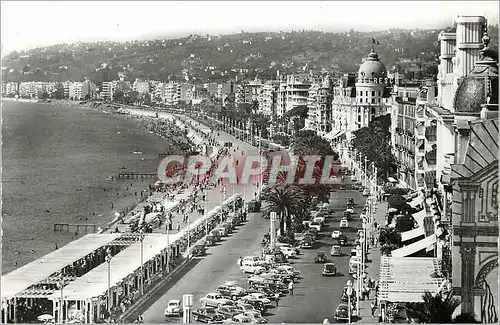 Moderne Karte Nice La Cote d'Azur La Promenade des Anglais