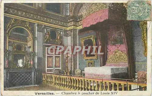 Cartes postales Versailles Chambre a Coucher de Louis XIV