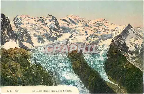 Cartes postales Le Mont Blanc pris de la Flegere