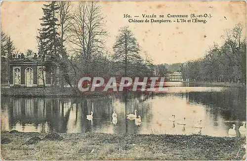 Ansichtskarte AK Vallee de Chevreuse (S et O) Chateau de Dampierre L'Ile et l'Etang