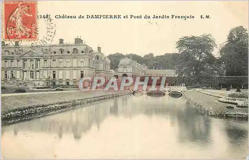 Ansichtskarte AK Chateau de Dampierre et Pont du Jardin Francais