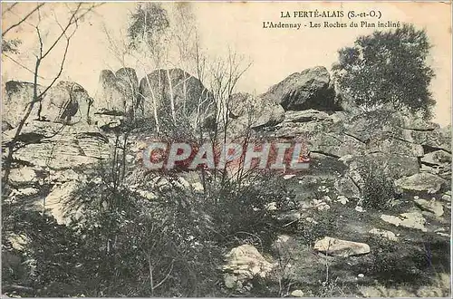 Cartes postales La Ferte Alais (S et O) L'Ardennay Les Roches du Plan Incline