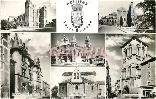 Moderne Karte Poitiers Terre Romane