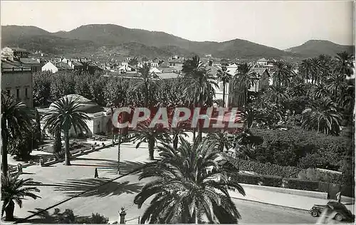 Moderne Karte Hyeres les Palmiers Le Littoral Mediterraneen Avenue de Belgique