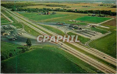 Moderne Karte Along the Ohio Turnpike