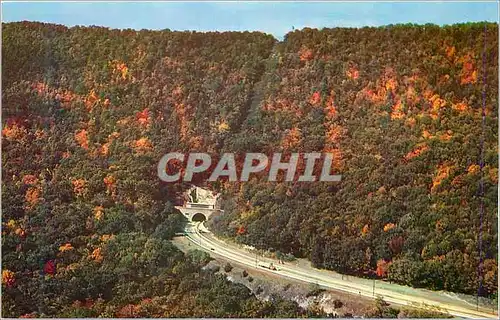 Moderne Karte Pennsylvania Turnpike World's Most Scenic Highway